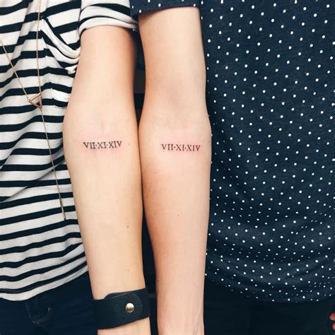 date tattoos ideas